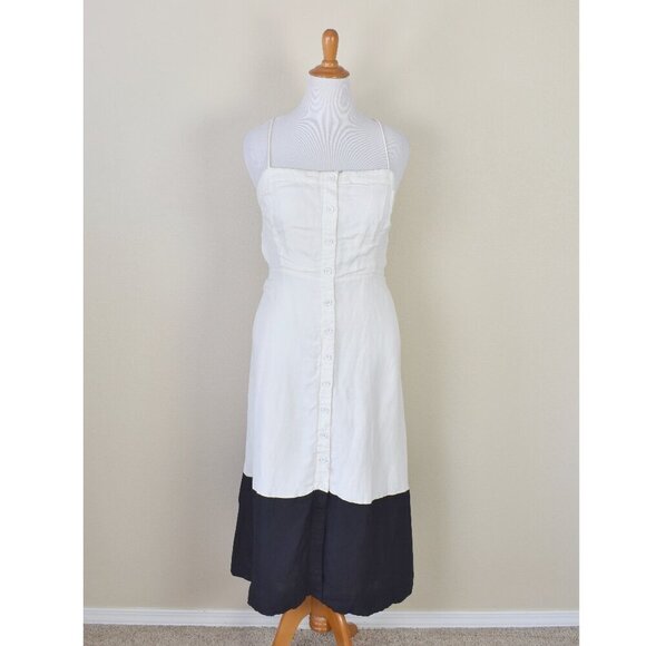 Maeve Colorblocked Contrast Midi Dress NEW - XL - Picture 1 of 10